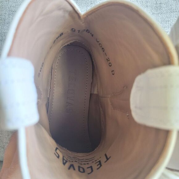 Tecovas The‎ Penny Womens Cowboy Ankle Boots Bone white Size 7. 5 B - Picture 7 of 11